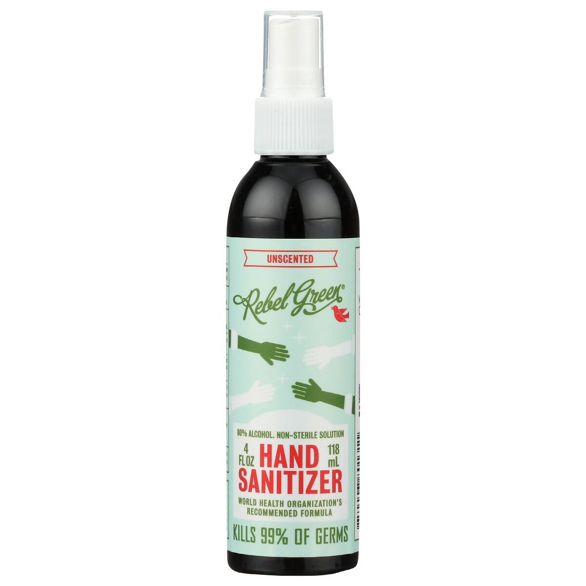 Hand Sanitizer - 4oz Fine Mist Spray – Rebel Green